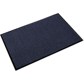 Crown Rely-On Olefin Light Traffic Wiper Mat - 4' x 6', Navy Blue